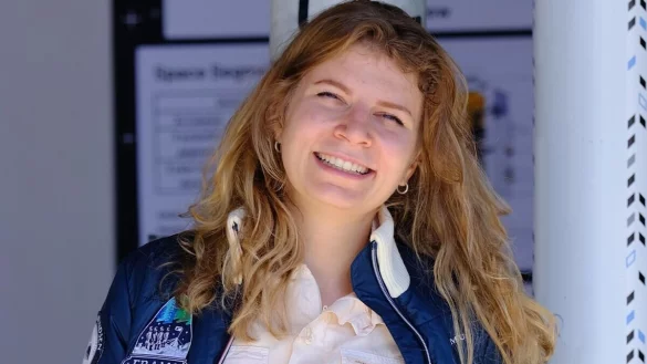 Rabea Rogge soll als erst deutsche Frau ins All fliegen. - © Peter Balicki/melter.ch /dpa