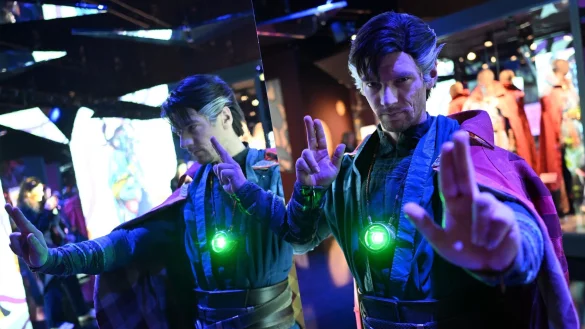 Dr. Strange gehört zu den beliebtesten Supderhelden - auch er ist Teil der neuen Marvel-Ausstellung in Köln. - © Federico Gambarini/dpa