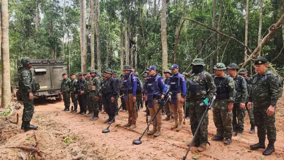 Thailand hatte erst k&uuml;rzlich Landminen in der umstrittenen Grenzregion entdeckt. (Archivfoto) - &copy; Uncredited/Royal Thai Army/AP/dpa