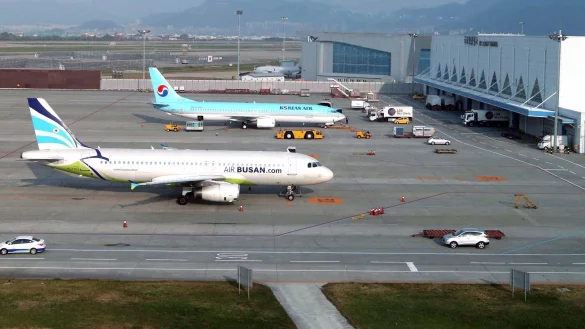 Das Unglück ereignete sich am Flughafen der Stadt Busan. (Archivbild) - © Yonhap/YONHAP/EPA/dpa