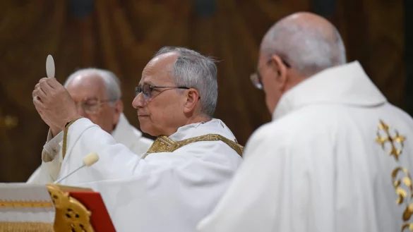 Der neue Papst Leo XIV. hat vor KI gewarnt. - © Uncredited/Vatican media/AP/dpa