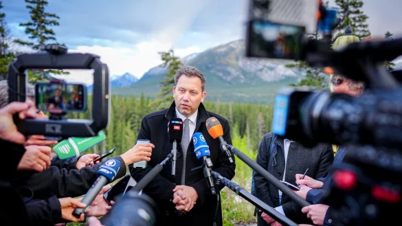 Der Bundesfinanzminister sieht im Konflikt um die Zollpolitik Chancen auf Verst&auml;ndigung mit den USA. - &copy; Kay Nietfeld/dpa