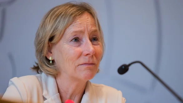 Bettina Gayk, Landesbeauftragte für Datenschutz, fordert die Landesregierung auf, das Polizeigesetz grundlegend zu überarbeiten. (Archivbild) - © Rolf Vennenbernd/dpa