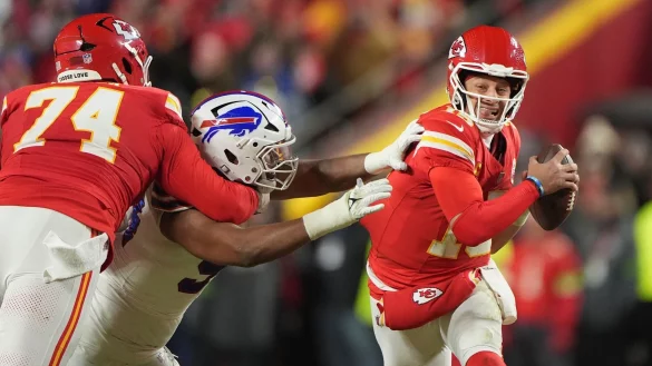 Patrick Mahomes hat die Kansas City Chiefs erneut in den Super Bowl geführt - © Charlie Riedel/AP/dpa