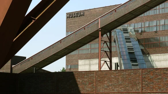 Eine Ausstellung zeigt die Industrialisierung des Ruhrgebiets aus Sicht von K&uuml;nstlern. - &copy; picture alliance / dpa