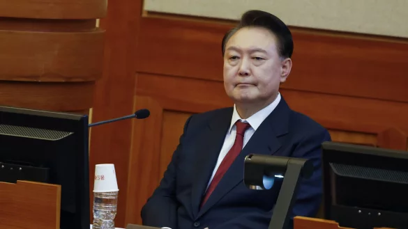 Die Ermittler der Anti-Korruptionsbeh&ouml;rde CIO haben den Fall Yoon Suk Yeol an die Staatsanwaltschaft &uuml;bergeben. - &copy; JEON HEON-KYUN/Pool EPA/AP/dpa