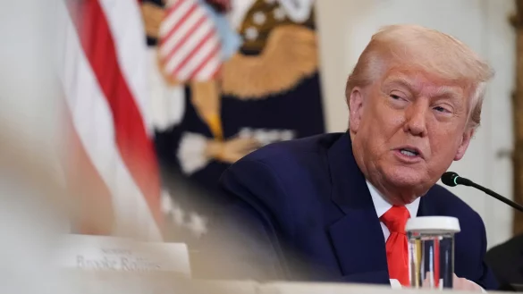 Trump droht der EU mit Z&ouml;llen - und gibt sich vorerst wenig kompromissbereit. - &copy; Jacquelyn Martin/AP/dpa