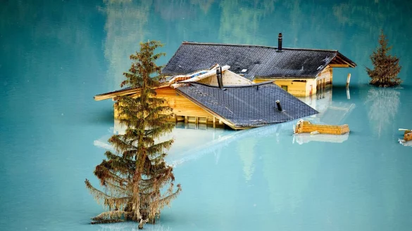 Schon 2028 sollten erste Bewohner nach Blatten zur&uuml;ckziehen k&ouml;nnen. - &copy; Laurent Gillieron/KEYSTONE/dpa