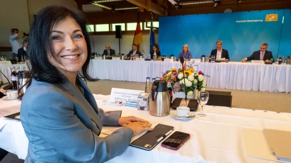 Katherina Reiche (CDU) setzt auf zus&auml;tzliche Gaskraftwerke zur Senkung der Energiekosten in Deutschland. Ein &laquo;S&uuml;dbonus&raquo; soll dabei den Fokus auf S&uuml;ddeutschland setzen. - &copy; Peter Kneffel/dpa