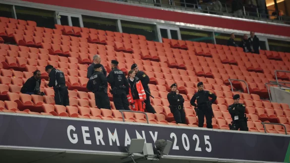 Während des Endspiels in München gab es einen Notfall. - © Christian Charisius/dpa