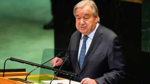 UN-Generalsekret&auml;r Ant&oacute;nio Guterres. (Archivbild) - &copy; Yuki Iwamura/AP/dpa