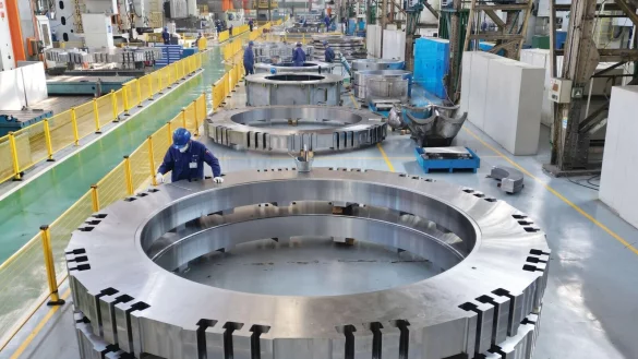 Die Stimmung in Chinas produzierendem Gewerbe ist schlechter geworden. (Symbolbild) - © Liu Yang/XinHua/dpa