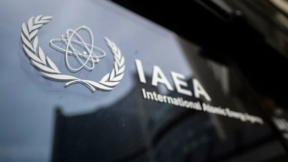 Die Internationale Atomenergiebehörde (IAEO) in Wien. - © Michael Gruber/AP/dpa