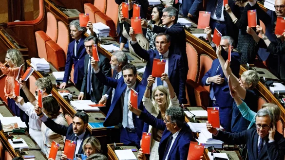 Der Senat in Rom billigte das neue KI-Rahmengesetz mit gro&szlig;er Mehrheit. (Archivbild) - &copy; Roberto Monaldo/LaPresse via ZUMA Press/dpa