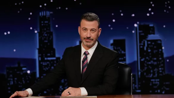 Jimmy Kimmel ist mit seiner Late-Night-Show zur&uuml;ck. - &copy; Randy Holmes/Disney/AP/dpa