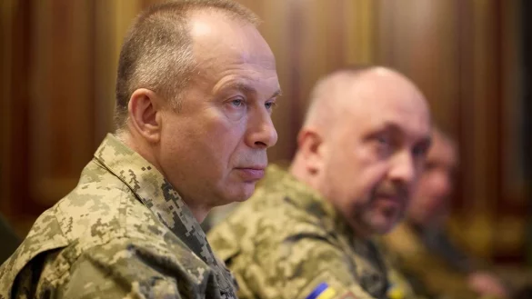 Der monatliche Rekrutierungsbedarf der ukrainischen Armee ist von Oberbefehlshaber Olexander Syrskyj mit 30.000 Mann beziffert worden. (Archivbild) - © Ukrainisches Präsidentialamt/Pool/Planet Pix via ZUMA Press Wire/dpa