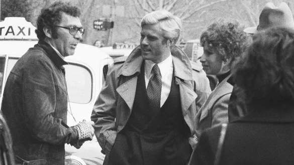 Robert Redford und Barbra Streisand beim Dreh des Kinoklassikers &laquo;So wie wir waren&raquo;. - &copy; Marty Lederhandler/AP/dpa