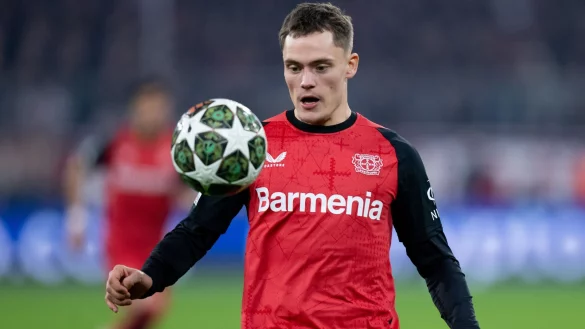 Steht am Wochenende wieder im Kader von Leverkusen: Florian Wirtz. - © Sven Hoppe/dpa