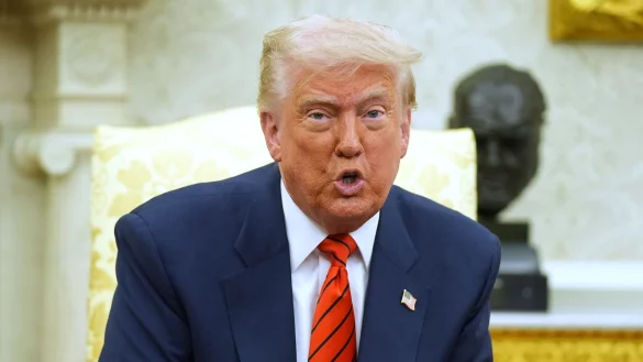 US-Pr&auml;sident Donald Trump ist mit der Fed nicht zufrieden. - &copy; Evan Vucci/AP/dpa