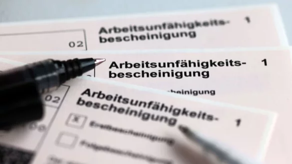 Eine Erkältungswelle hat den Krankenstand im ersten Quartal auf hohem Niveau gehalten. (Symbolbild) - © Jens Büttner/dpa/dpa-tmn