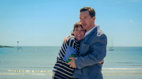 Olivia Colman und Benedict Cumberbatch spielen die Hauptrollen in der turbulenten Scheidungskomödie «Die Rosenschlacht». (Handout) - © Jaap Buitendijk/Disney/dpa