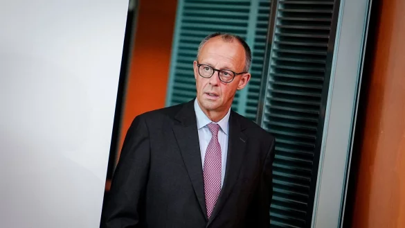 Merz erntet f&uuml;r seine &laquo;Zirkuszelt&raquo;-Aussage Kritik. - &copy; Kay Nietfeld/dpa