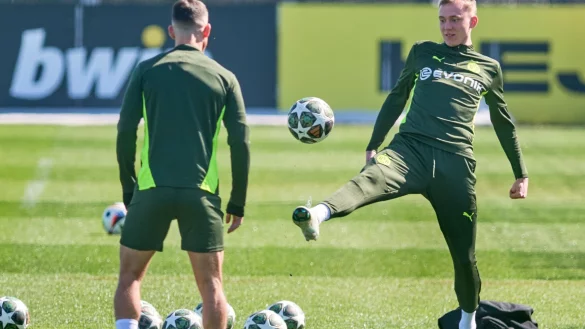 Der BVB ist am Mittwoch im Viertelfinal-Hinspiel der Champions League beim FC Barcelona gefordert. - &copy; Bernd Thissen/dpa
