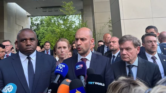 Bei Beratungen in Genf ging es um den Krieg zwischen Israel und Iran. - © Christiane Oelrich/dpa