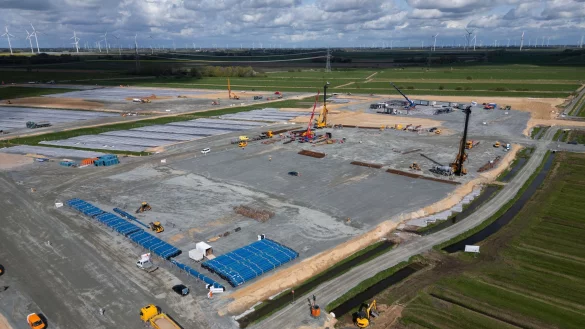 Was wird aus der geplanten Batteriefabrik in Schleswig-Holstein? (Archivbild) - &copy; Christian Charisius/dpa