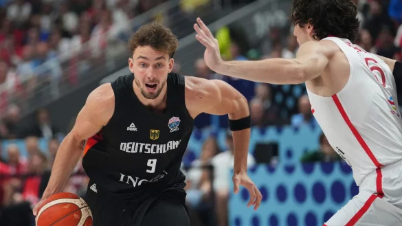 Franz Wagner &uuml;berzeugte im Endspiel. - &copy; Sergei Grits/AP/dpa