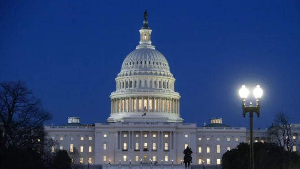 Nach dem Repr&auml;sentantenhaus hat auch der Senat einen &Uuml;bergangshaushalt beschlossen. (Archivbild) - &copy; Rod Lamkey/AP/dpa