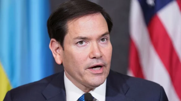 US-Au&szlig;enminister Rubio will bei den Verhandlungen mit der Ukraine und Russland &uuml;ber ein Kriegsende schnelle Ergebnisse. (Archivbild) - &copy; Jacquelyn Martin/AP/dpa