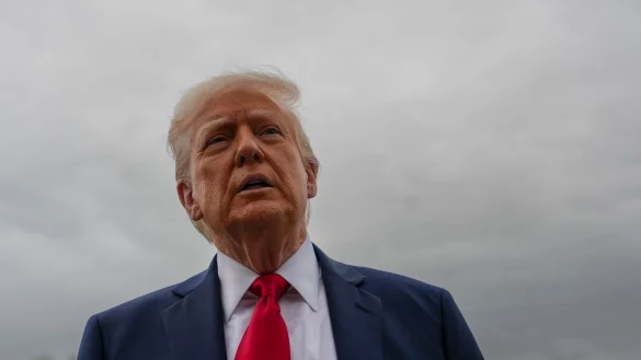 Trump sieht v&ouml;llige Einigkeit mit Israel, auch bei Iran - &copy; Andrew Leyden/ZUMA Press Wire/dpa