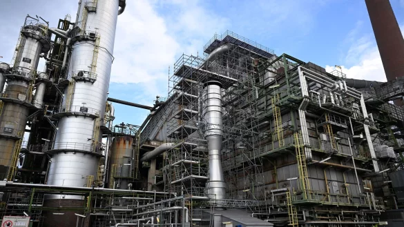 Shell stellt die Roh&ouml;lverarbeitung in der Raffinerie Wesseling ein. 85 Jahre lang waren dort Kraftstoffe produziert worden. - &copy; Federico Gambarini/dpa