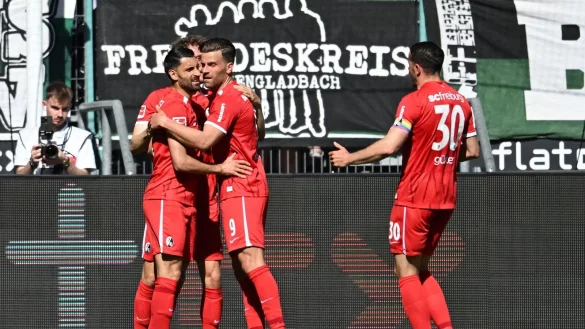 Freiburg glich schnell aus. - &copy; Fabian Strauch/dpa