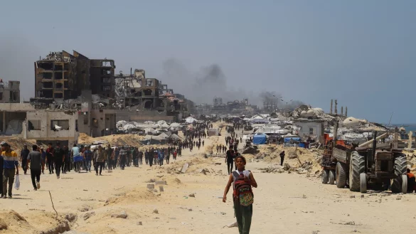 Israel und die Hamas verhandeln indirekt &uuml;ber eine Waffenruhe. (Archivfoto) - &copy; Abdullah Abu Al-Khair/APA Images via ZUMA Press Wire/dpa