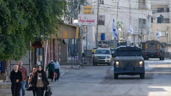 Israels Militär geht im Westjordanland verstärkt gegen militante Palästinenser vor. - © Majdi Mohammed/AP/dpa