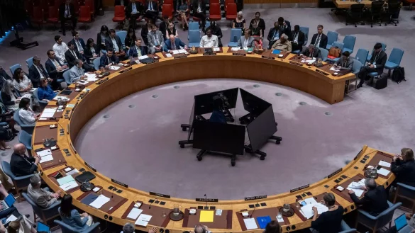 Vertreter im UN-Sicherheitsrat zeigen Mitgef&uuml;hl mit den Geiseln in Gaza, &uuml;ben aber auch Kritik an Israel. - &copy; Yuki Iwamura/AP/dpa