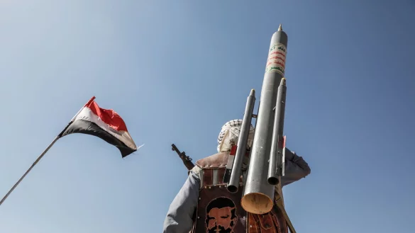 Die Huthi-Miliz im Jemen greift Israel immer wieder mit Raketen und Drohen an. (Archivbild) - &copy; Osamah Yahya/dpa