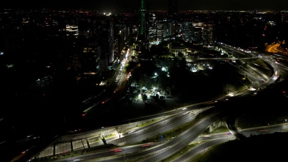 In weiten Teilen Chiles fiel die Elektrizit&auml;t &uuml;ber Stunden aus. Die Regierung verh&auml;ngte sicherheitshalber eine Ausgangssperre. - &copy; Matias Basualdo/AP/dpa