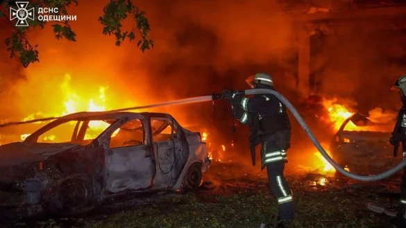 Odessa ist wegen seiner exponierten Lage h&auml;ufig Ziel russischer Drohnen- und Raketenangriffe. (Archivbild) - &copy; Uncredited/Ukrainian Emergency Service/AP/dpa