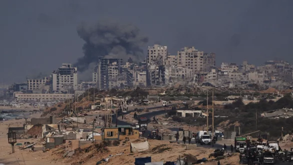 Der Gazastreifen ist nach fast zwei Jahren Krieg weitgehend zerst&ouml;rt. (Archivbild) - &copy; Abdel Kareem Hana/AP/dpa