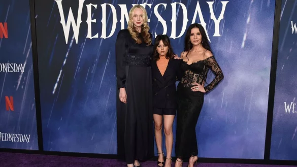 Im November 2022 kam die erste Staffel und wurde ein Riesenhit - nun steht fest, wann die zweite Staffel von «Wednesday» startet. - © Richard Shotwell/Invision via AP/dpa