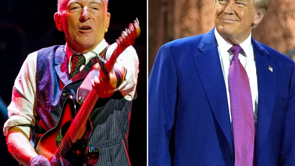 Trump attackiert Springsteen scharf. - © Andy Von Pip/Alex Brandon/ZUMA Press Wire/AP/dpa