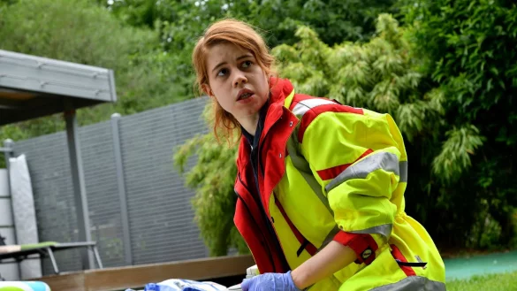 Der Kollege von Greta Blaschke (Luise Aschenbrenner) wurde brutal ermordet. - &copy; Hardy Spitz/MDR/MadeFor/dpa