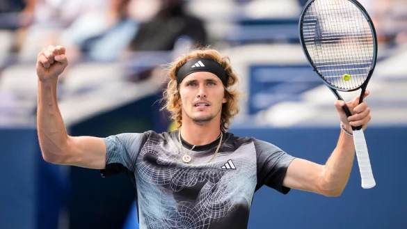 Tennisspieler Alexander Zverev zog beim ATP-Turnier in Cincinnati in die zweite Runde ein. - &copy; Mark Blinch/The Canadian Press via AP/dpa