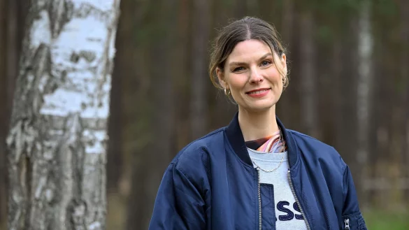 Eva Briegel ist S&auml;ngerin von der Band Juli. Das Album neue Album der Band, mit dem Namen &laquo;Der Sommer ist vorbei&raquo;, erscheint am 28.04.2023. - &copy; Michael Bahlo/dpa