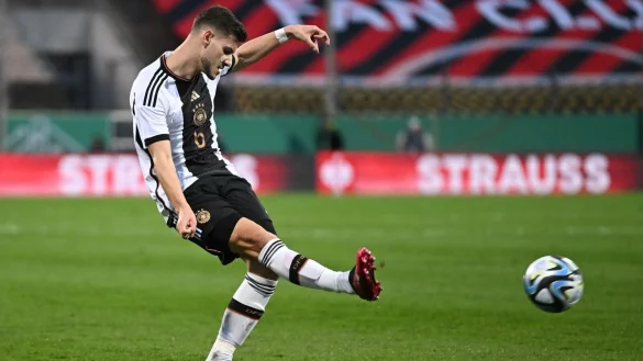 Deutschlands Tom Krau&szlig; in Aktion. - &copy; Arne Dedert/dpa