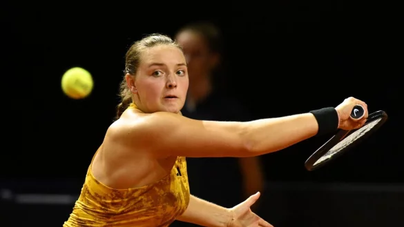 Schied in Madrid aus: Jule Niemeier. - &copy; Marijan Murat/dpa