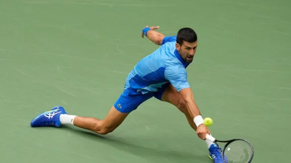 Novak Djokovic in Aktion. - &copy; Mary Altaffer/AP/dpa